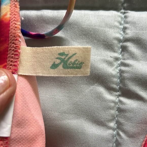 Hobie Chevron Ikat Print Bikini Top, has a wrap around strap & shoulder straps - Picture 13 of 16